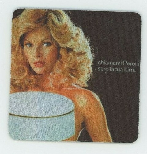 Peroni beer coaster - coaster,