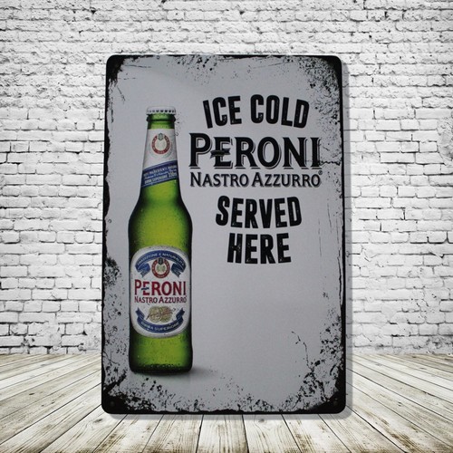 Peroni beer vintage style - style, tin